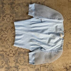 Elegant Blue Women's Top